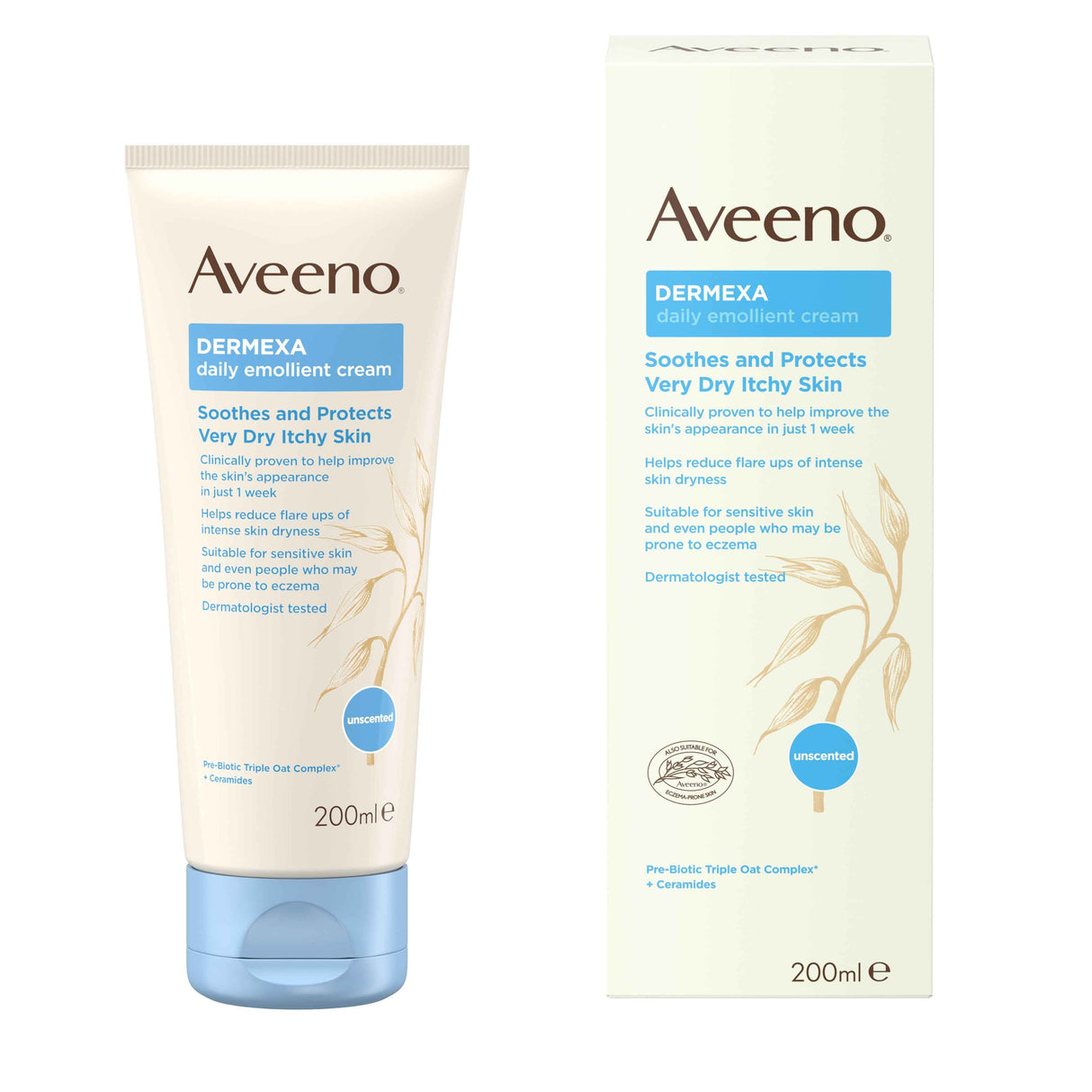 Aveeno Dermexa Daily Soothing and Protective Cream 200ml