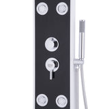 Bathroom ABS Shower Panel with Massage Jets & Hand Shower 