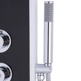 Bathroom ABS Shower Panel with Massage Jets & Hand Shower 