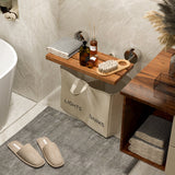 20 Inch Wall Mounted Teak Wood Folding Shower Bath Seat