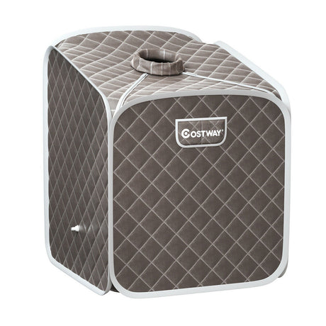 2L Sauna de Vapor Plegable Portátil Spa-Gris