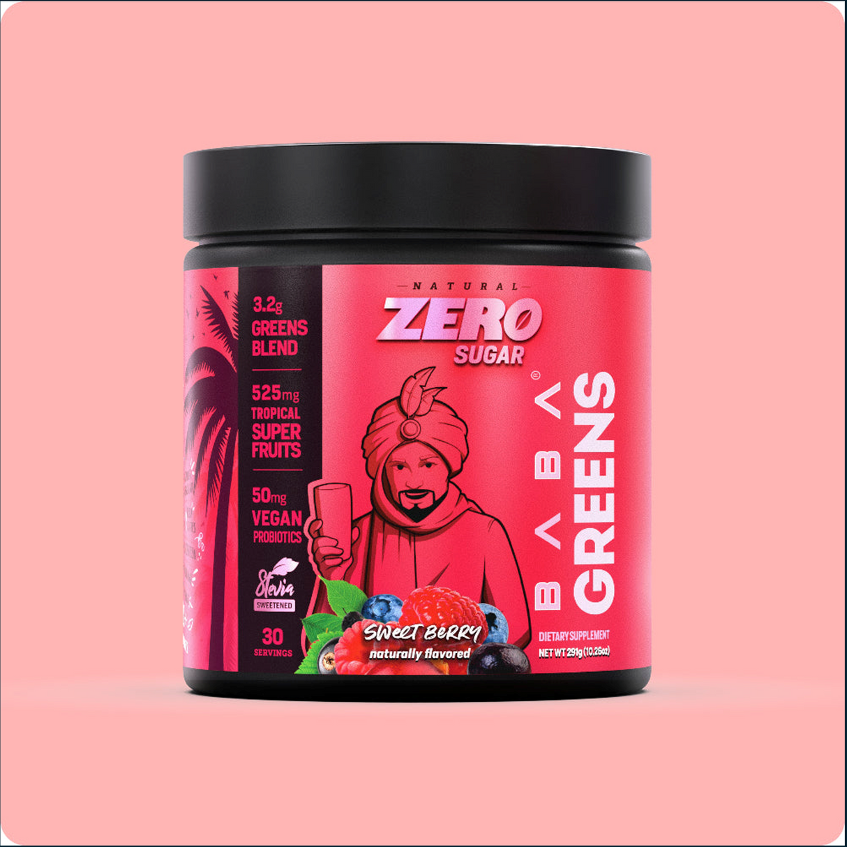 Baba Raw Supergreens en Polvo, 30 Porciones