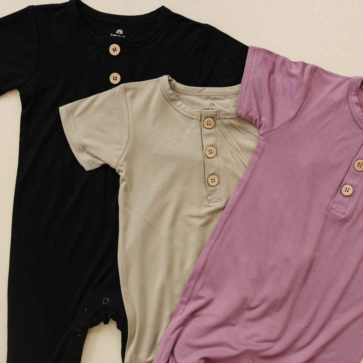 Mameluco Henley de Bambú
