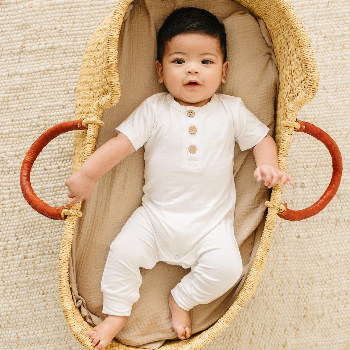 Mameluco Henley de Bambú