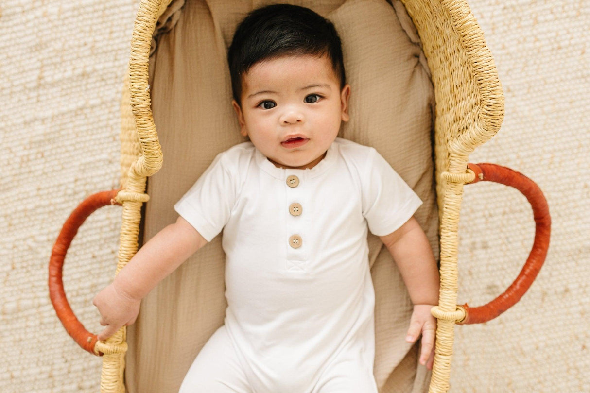 Mameluco Henley de Bambú
