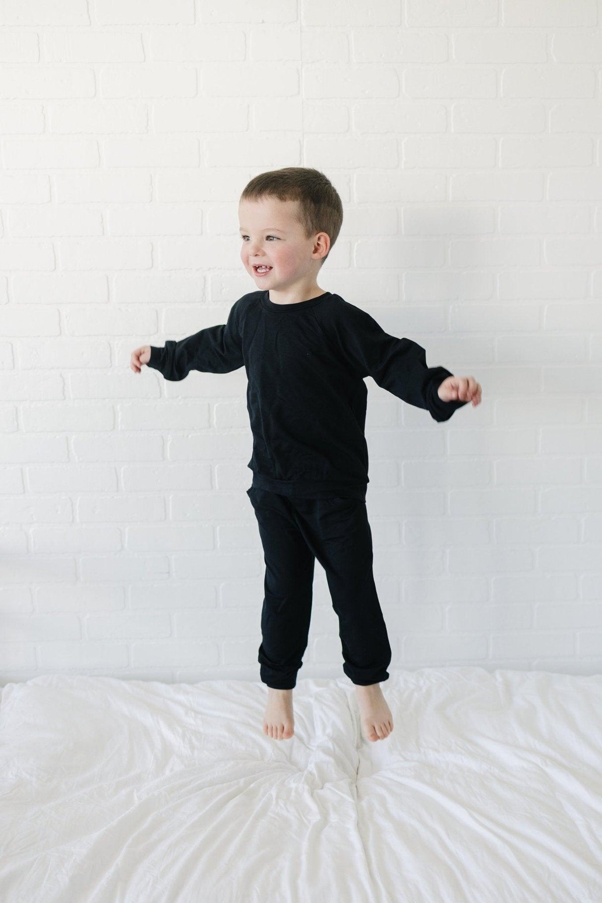 Pantalones de chándal de rizo de bambú