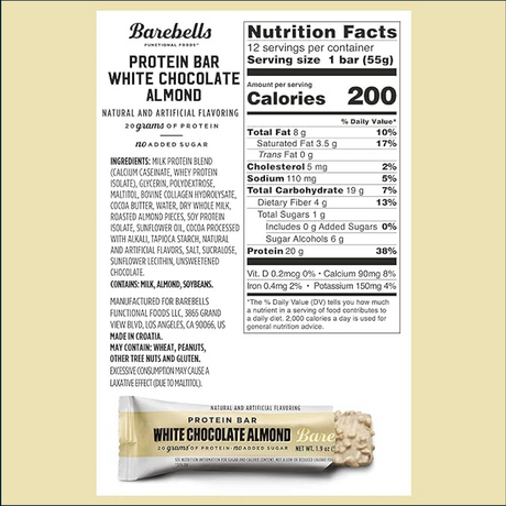 Barebells Barrita de Proteína, 12 Barritas de 55g