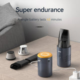 BAYU Wireless Handheld Car Vacuum Cleaner | 19500Pa Suction 60Min Runtime