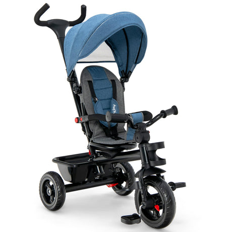Triciclo para bebés 4 en 1 con asiento convertible