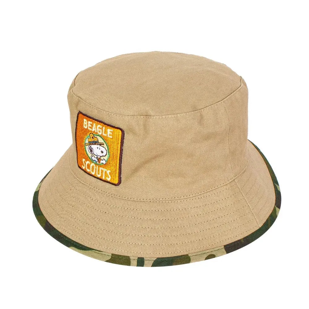 Peter Grimm Peanuts Beagle Scout Bucket - Sombrero tipo pescador de algodón