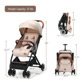 Lightweight Aluminium Frame Baby Stroller with Net