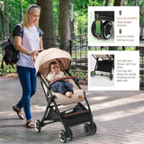 Lightweight Aluminium Frame Baby Stroller with Net