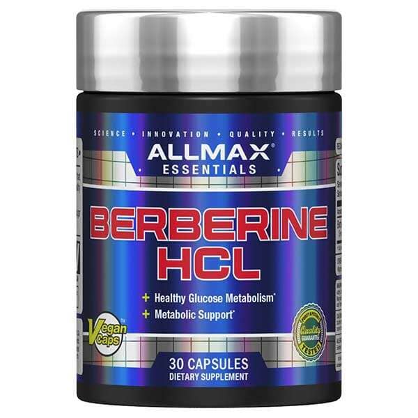 Allmax Berberina HCL 500mg, 30 Cápsulas