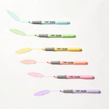BIC Highlighter Grip Pastel, Highlighter Pens with Adjustable Chisel Tip, Rubber Grip for Extra Comfort, Assorted Colours, Pack of 6