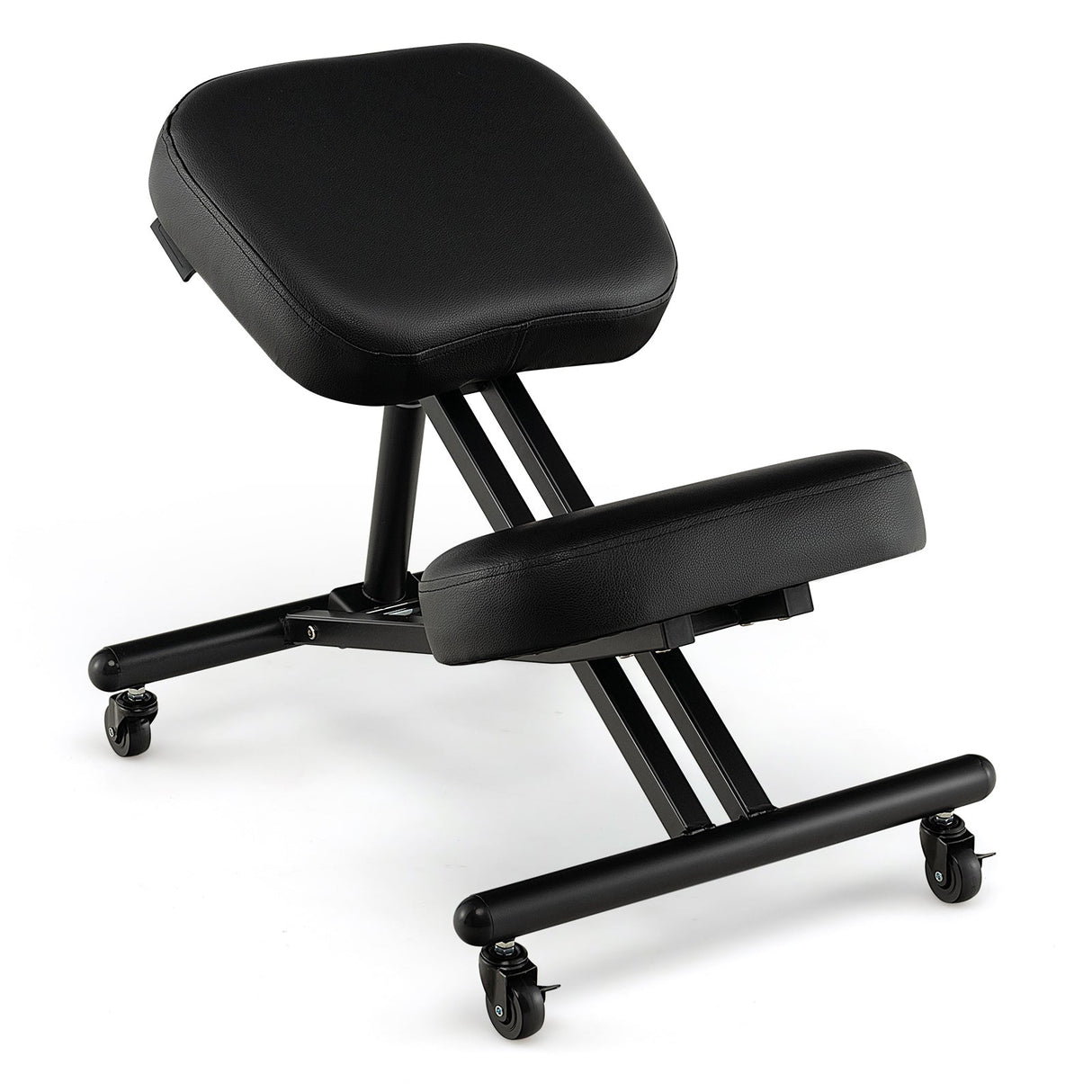Silla Ergonómica Ajustable para Arrodillarse con Varilla de Resorte de Gas Mejorada y Cojines de Espuma Gruesos