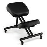 Silla Ergonómica Ajustable para Arrodillarse con Varilla de Resorte de Gas Mejorada y Cojines de Espuma Gruesos