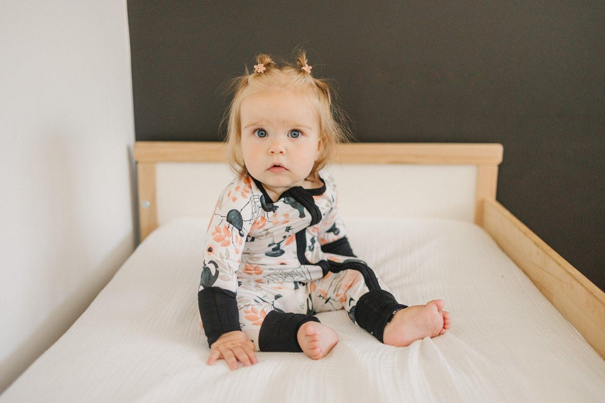 Boo Bash Halloween Bamboo Zippy Romper Pajamas *Newborn & 0-3 months only
