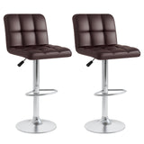 Set of 2 Square Swivel Adjustable