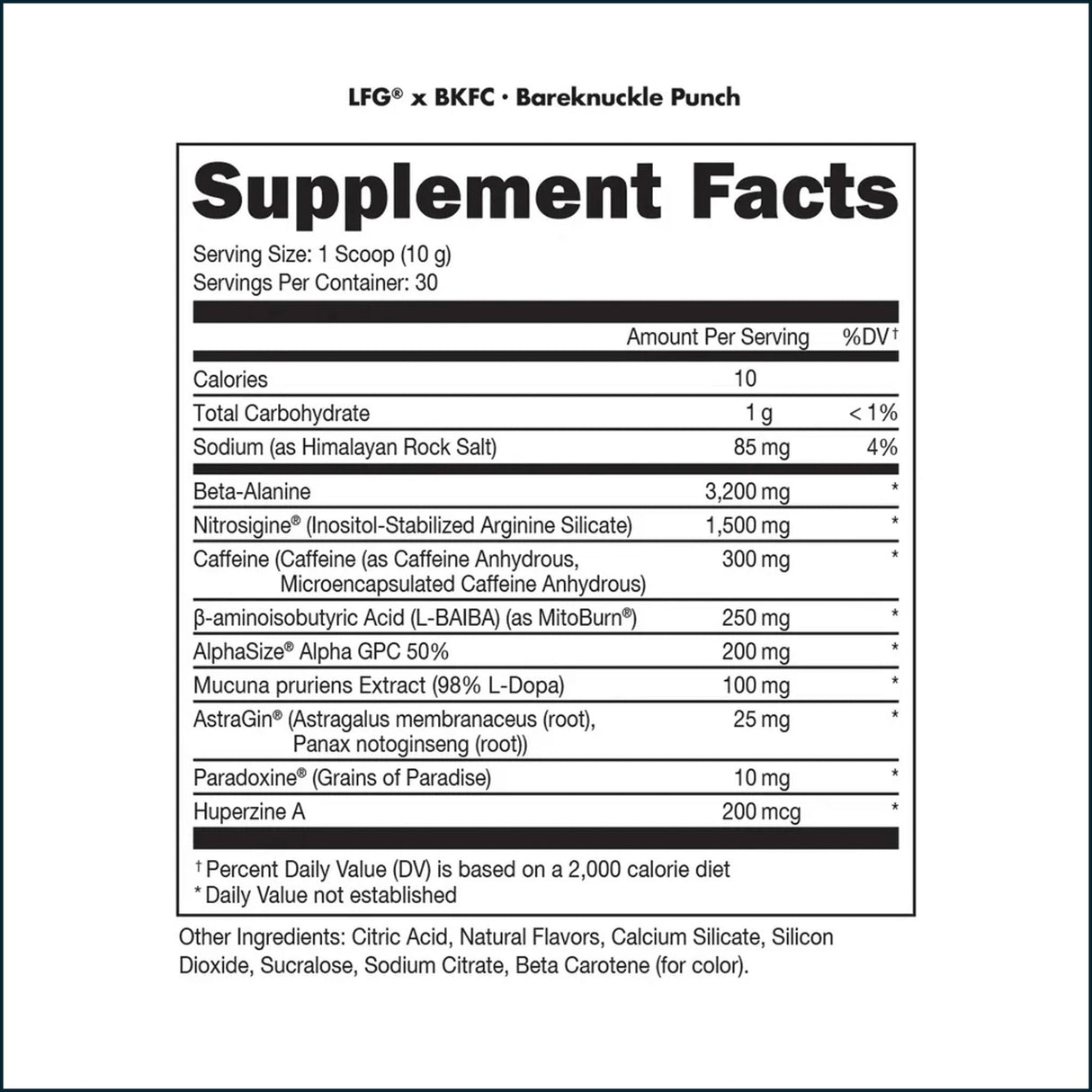 Bucked Up LFG Burn Pre-Workout, 30 Servings