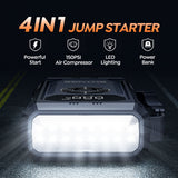 Buture Beta06 5000A Jump Starter with Tire Inflator丨23800mAh Long Standby, 160W DC Output