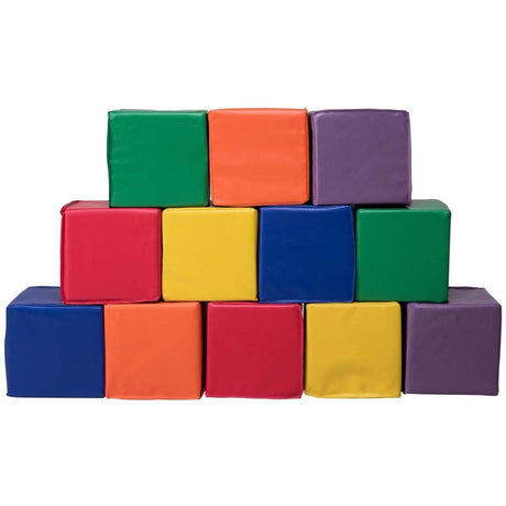 12 Piezas de Bloques Grandes de Espuma de PU de 8 Pulgadas para Niños
