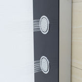 59 Inch Tempered Glass Shower Panel with Hand Shower