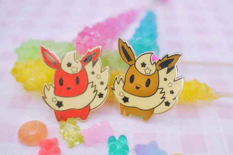 Pokemon: Shiny Flareon Enamel Pin