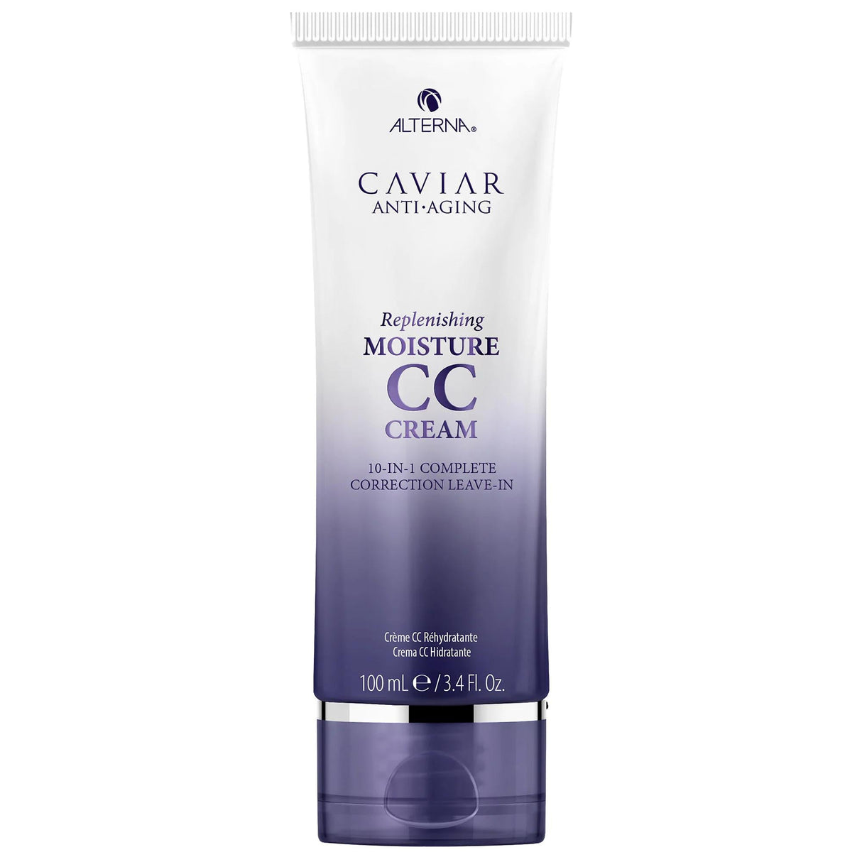 CAVIAR Anti-Aging Replenishing Moisture CC Cream - 10-in-1 Leave-in Hair Treatment & Styling Cream for Damaged Hair