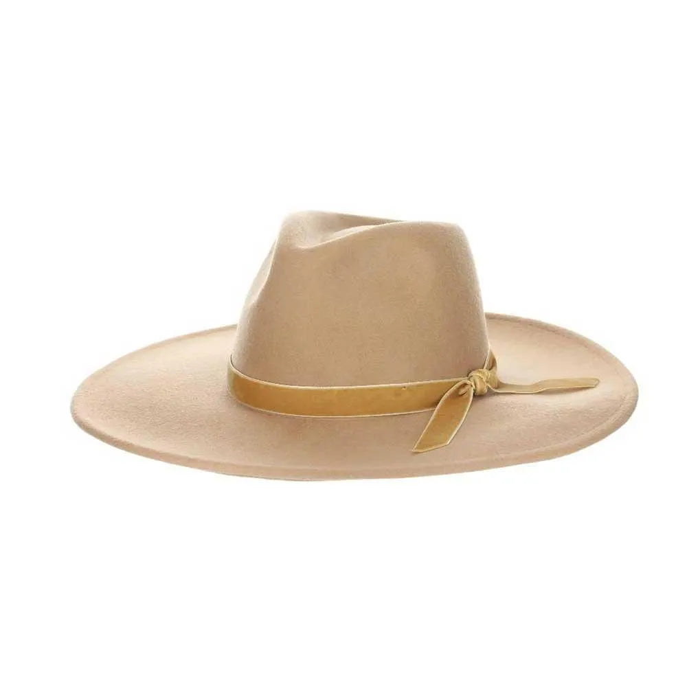 Scala Calista - Sombrero Fedora de Lana Suave de Ala Ancha