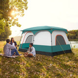 Tienda de campaña para 6-8 personas con habitaciones dobles y 2 puertas