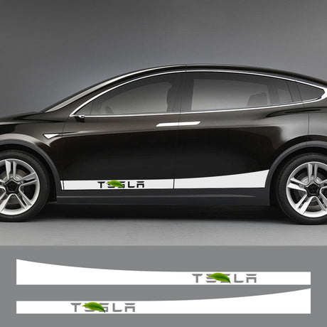 Side Skirt Stripe Decals (2-Pack) | 3 Styles | Multiple Colors | Scratch Protection