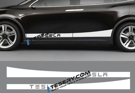 Side Skirt Stripe Decals (2-Pack) | 3 Styles | Multiple Colors | Scratch Protection