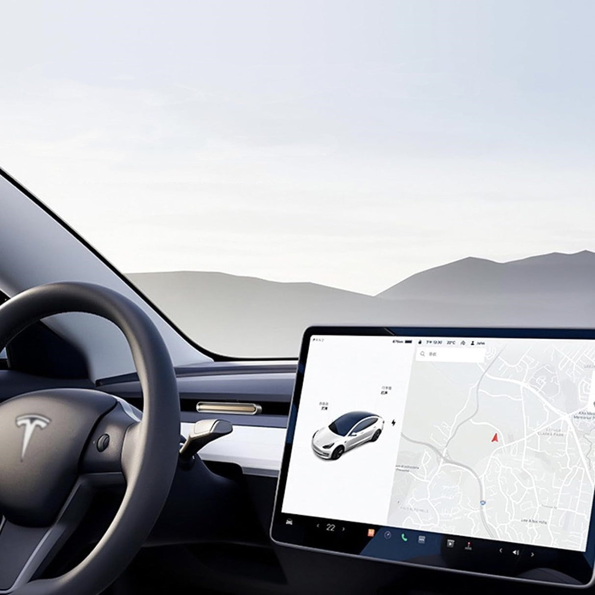 TESERY Car Fragrance Diffuser for Model 3/Y