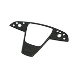 Carbon Fiber Yoke Steering Wheel Trim Panel Cover for Model S/X 2021+