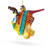 Coral Fish Glass Christmas Ornament