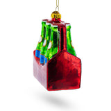 Beer Six Pack Glass Christmas Ornament