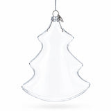 Christmas Tree Clear Glass Christmas Ornament