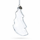Christmas Tree Clear Glass Christmas Ornament