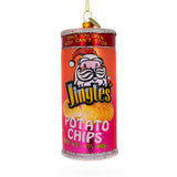 Potato Chips Glass Christmas Ornament