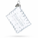 Biscuit Cookie Clear Glass Christmas Ornament