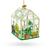 Greenhouse Glass Christmas Ornament