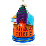 Landmarks of Dallas, Texas Glass Christmas Ornament