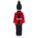 British Royal Guard British Glass Christmas Ornament