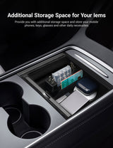 TESERY Center Console Tray for Model 3 & Model Y