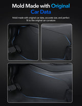 Center Console Side Anti-Kick Mat For Tesla Model Y
