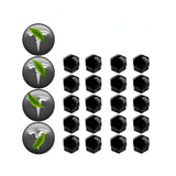 Wheel Center Cap Kit with Puller for Model 3/Y/S/X | 4 Hub Caps + 20 Lug Nut Covers