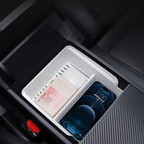 Center Console Storage Box for Model 3 Highland & Model Y Juniper | 3 Locations