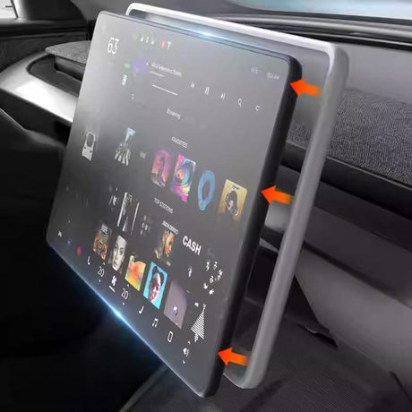 Central Screen Protector Frame for Tesla Model 3 Highland & New Model Y