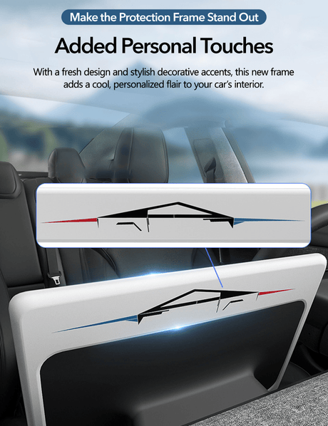 Central Screen Protector Frame for Tesla Model 3 Highland & New Model Y