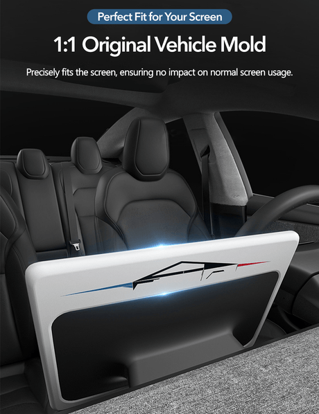 Central Screen Protector Frame for Tesla Model 3 Highland & New Model Y
